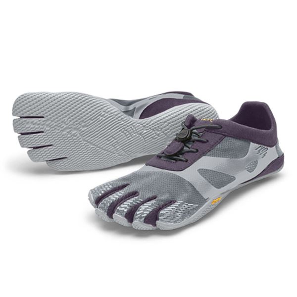 Zapatillas Deportivos Vibram KSO EVO Mujer Gris Moradas | 4610-LMZIA