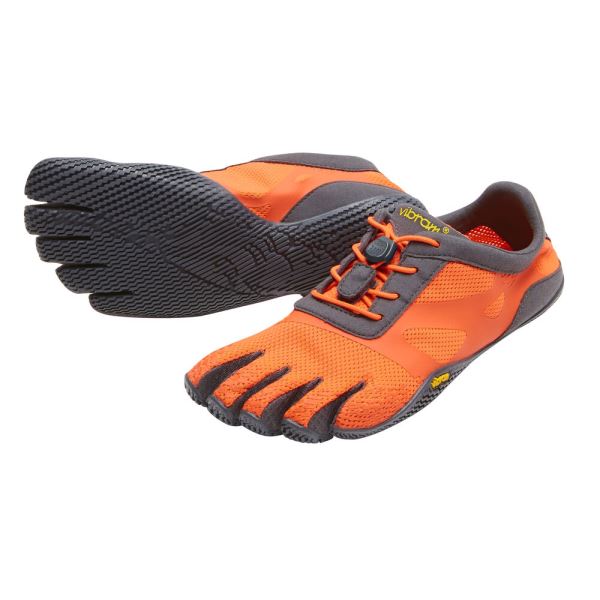 Zapatillas Deportivos Vibram KSO EVO Mujer Coral Gris | 6754-DXAEM