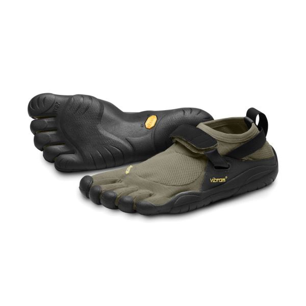 Zapatillas Deportivos Vibram KSO Hombre Verde Oscuro Negras | 2981-WICYB