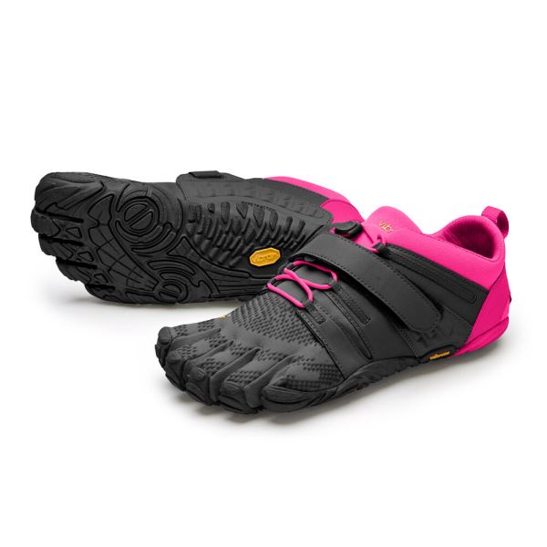 Zapatillas Deportivos Vibram V-Train 2.0 Mujer Negras Rosas | 4019-DHINO