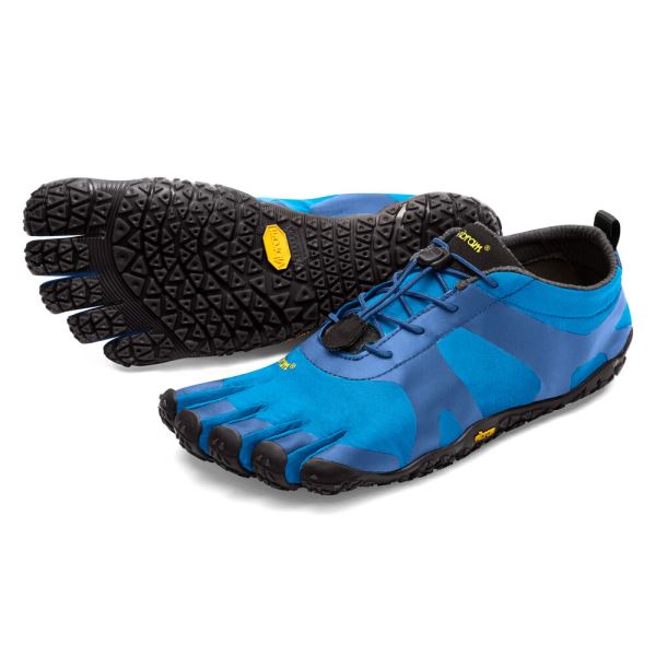 Zapatillas Running Vibram V-Alpha Hombre Azules Negras | 9458-OHYLQ