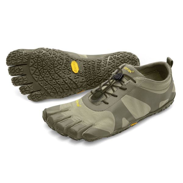 Zapatillas Running Vibram V-Alpha Mujer Marrones Kaki | 5873-TJMLN