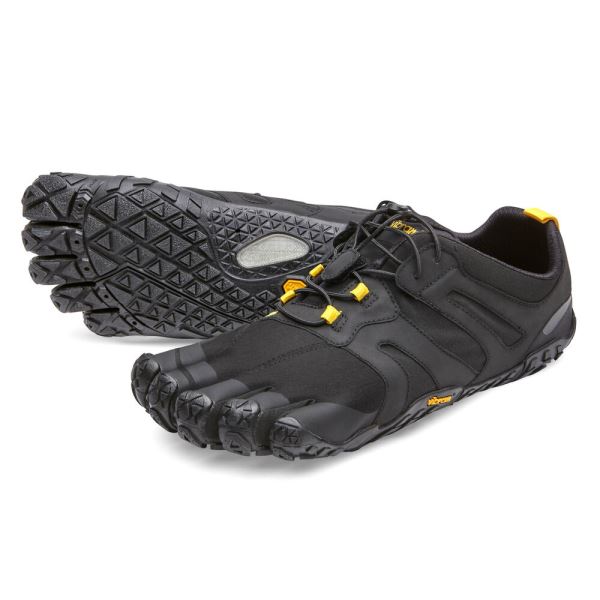 Zapatillas Running Vibram V-T 2.0 Hombre Negras Amarillo | 9658-AMQZH