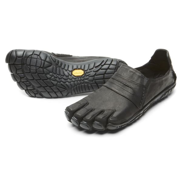 Zapatos Casuales Vibram CVT-Cuero Hombre Negras | 7294-XGNDS