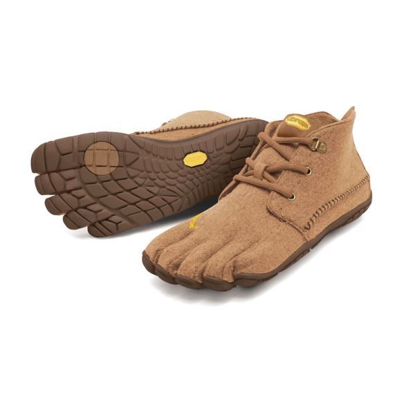 Zapatos Casuales Vibram CVT-Wool Mujer Marrones | 8956-LGXCF