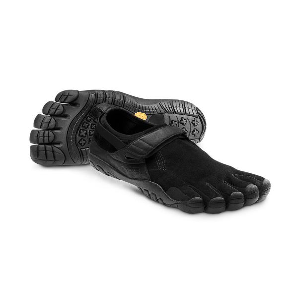 Zapatos De Senderismo Vibram KSO Trek Hombre Negras Negras | 2730-GMURD