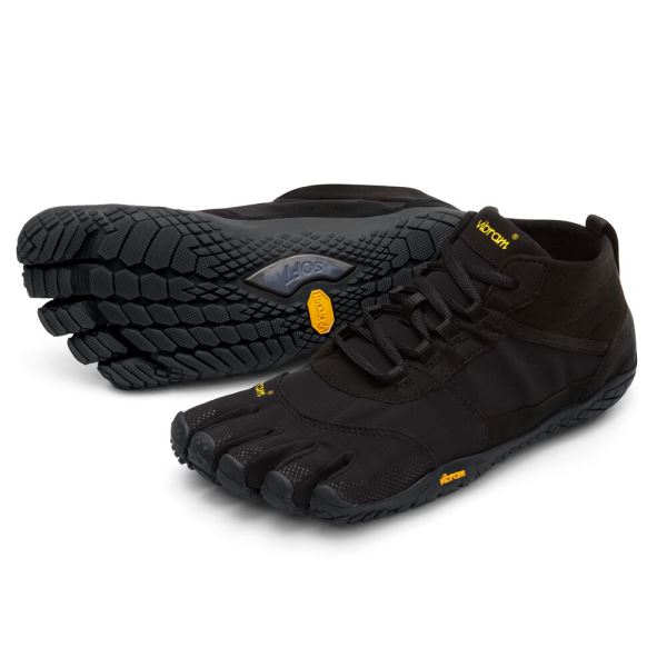 Zapatos De Senderismo Vibram V-Trek Hombre Negras Negras | 8514-YUZQD